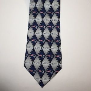 New England Patriots 100% Silk Necktie